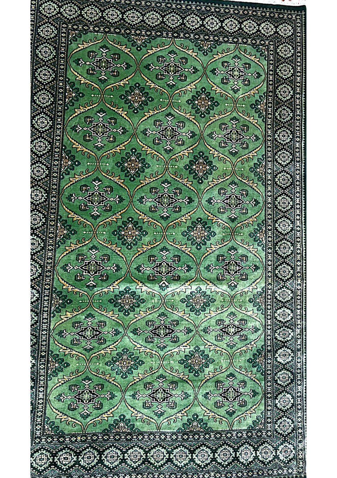 Handmade Woosted Wool Single Knot Rug | Quality 11x20 (Size 4.5x7 ft)