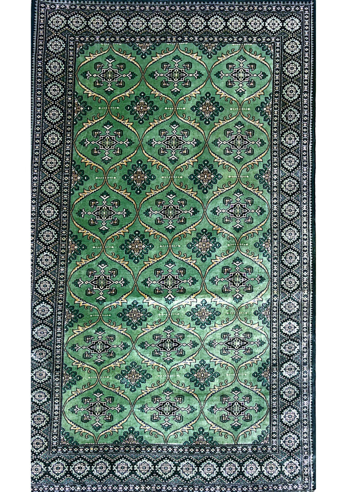 Handmade Woosted Wool Single Knot Rug | Quality 11x20 (Size 4.5x7 ft)