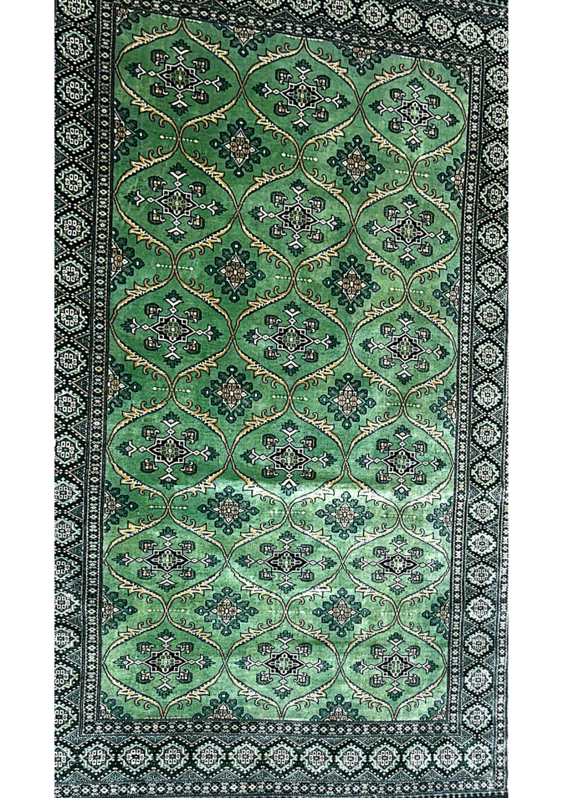 Handmade Woosted Wool Single Knot Rug | Quality 11x20 (Size 4.5x7 ft)