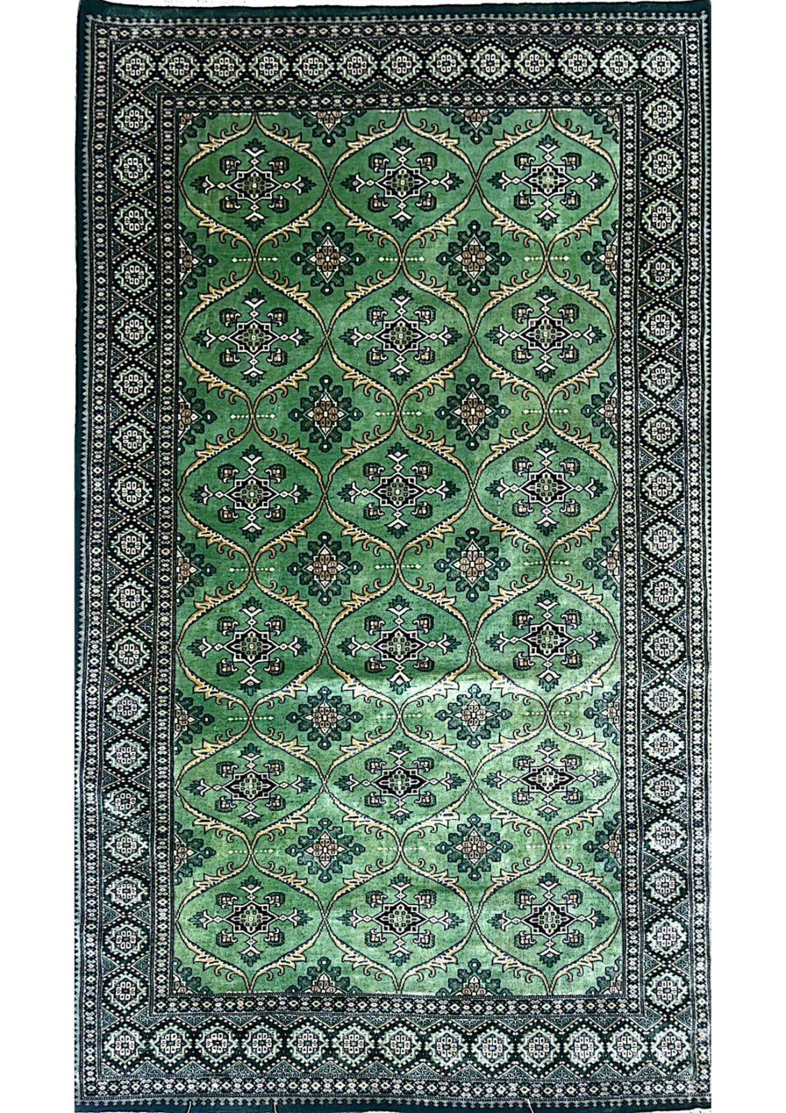 Handmade Woosted Wool Single Knot Rug | Quality 11x20 (Size 4.5x7 ft)