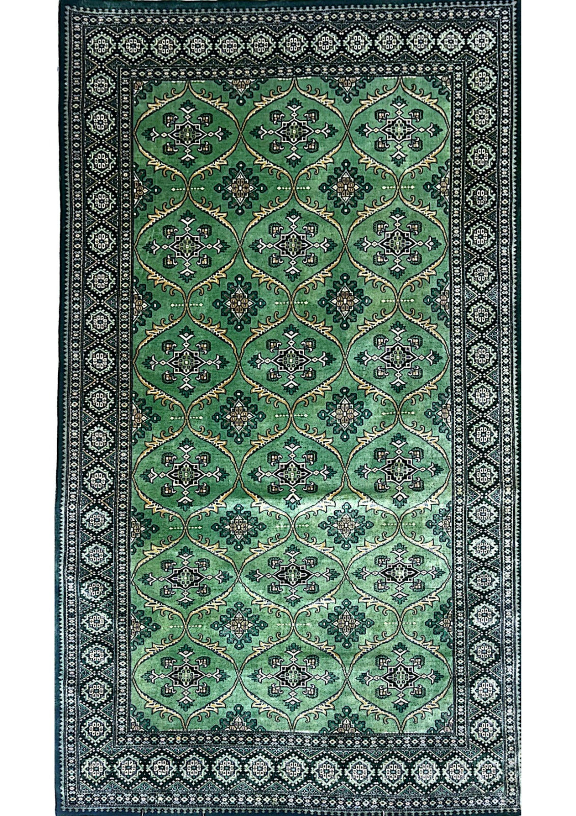 Handmade Woosted Wool Single Knot Rug | Quality 11x20 (Size 4.5x7 ft)